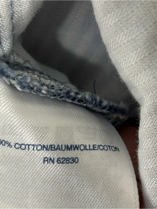 Lands’ End Mid Rise Slim leg 100% cotton flat front pants. Women’s 10 - Picture 5 of 5